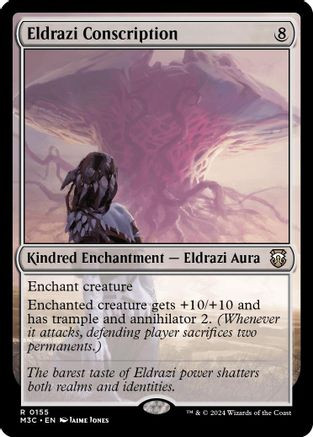 Eldrazi Conscription (Ripple Foil) (M3C-155) - Modern Horizons 3 Commander Foil、Wizards of the Coast、kayou