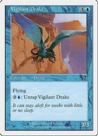 Vigilant Drake (7ED-109) - 7th Edition、Wizards of the Coast、kayou