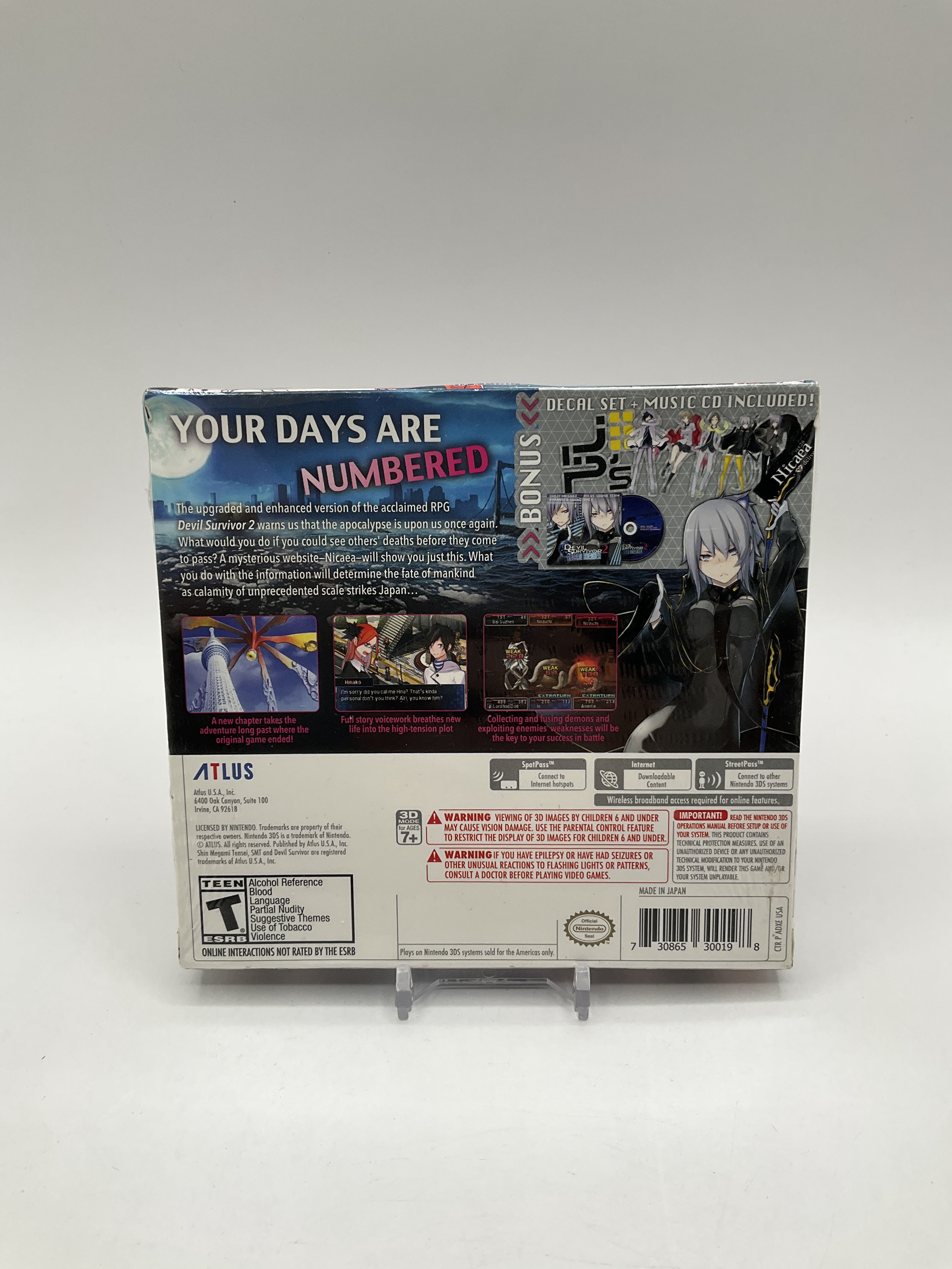 Shin Megami Tensei: Devil Survivor 2 Record Breaker Nintendo 3DS Sealed、Collector Store LLC - VG、kayou