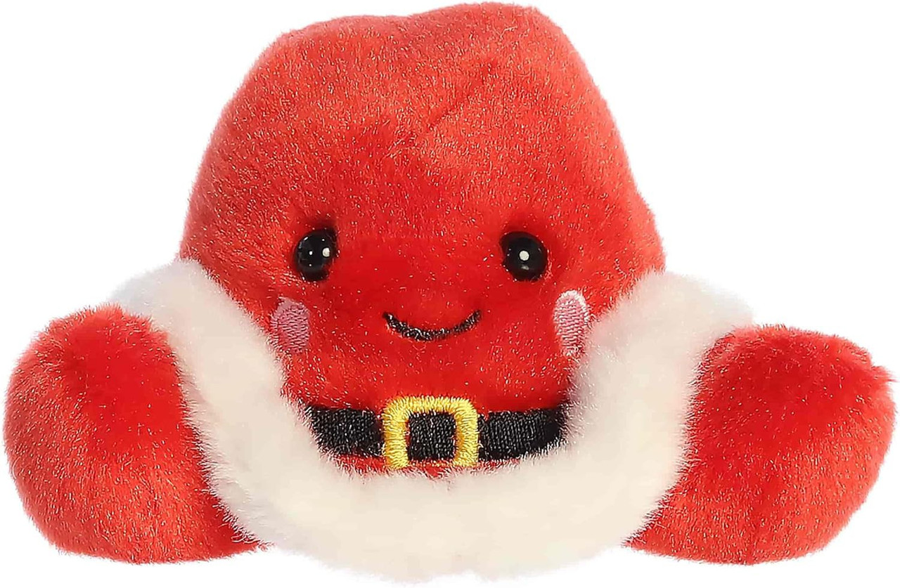 Original Palm Pals Santa Cowboy Hat 5-Inch Mini Bean Bag Plush、ToyWiz、kayou