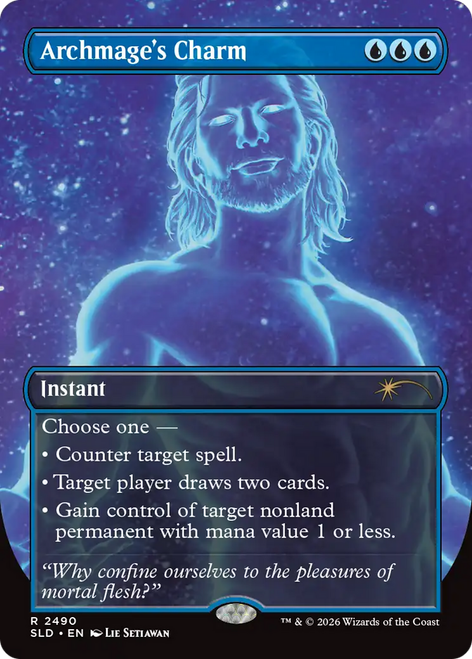 Archmage's Charm (Foil) (Secret Lair - Dungeons & Dragons: Gale's Ambition) | Secret Lair Drops、Magic: The Gathering、kayou