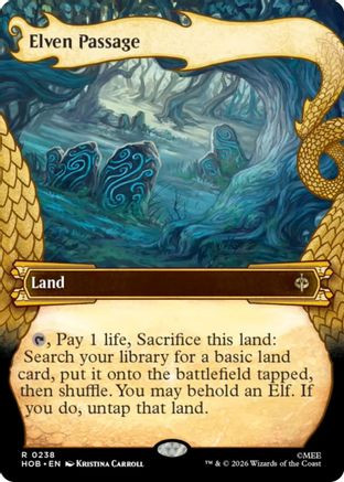 Elven Passage (Showcase) (HOB-238) - The Hobbit、Wizards of the Coast、kayou