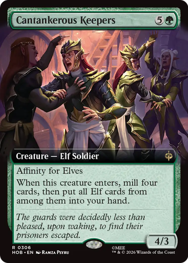 Cantankerous Keepers (Extended Art Foil) | The Hobbit、Magic: The Gathering、kayou