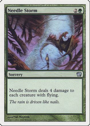 Needle Storm (9ED-259) - 9th Edition Foil、Wizards of the Coast、kayou