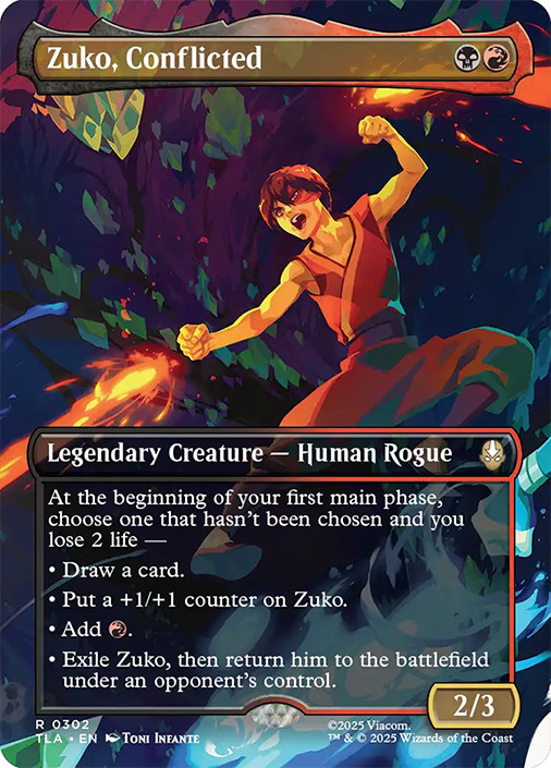 Zuko, Conflicted、Magic: The Gathering、kayou