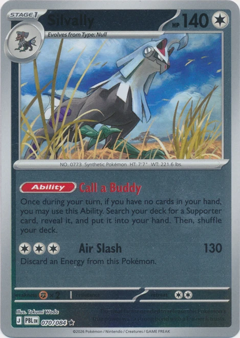 ME Pitch Black 070/084 Silvally (Reverse Holo)、Pokemon、kayou
