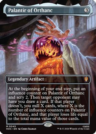 Palantir of Orthanc (Borderless) (HOC-045) - The Hobbit: Eternal-Legal、Wizards of the Coast、kayou