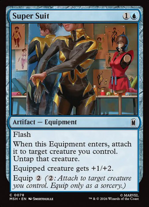 MtG Marvel Super Heroes Common FOIL Super Suit #78、ToyWiz、kayou