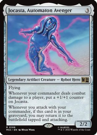 Jocasta, Automaton Avenger (Surge Foil) (MSC-108) - Commander: Marvel Super Heroes Foil、Wizards of the Coast、kayou