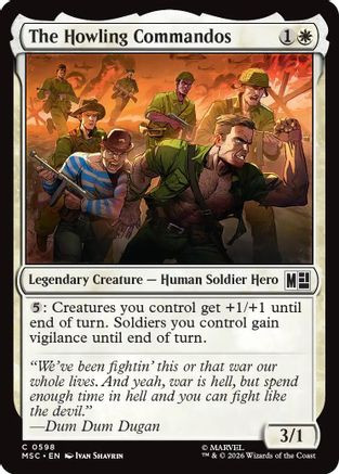 The Howling Commandos (MSC-598) - Commander: Marvel Super Heroes、Wizards of the Coast、kayou