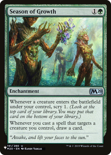 Season of Growth (LIST-191/280) - The List、Wizards of the Coast、kayou