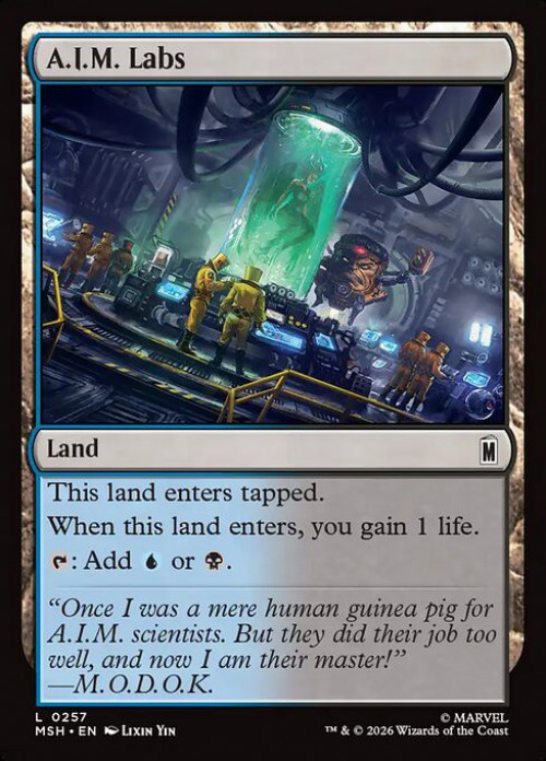 MtG Marvel Super Heroes Common FOIL A.I.M. Labs #257、ToyWiz、kayou