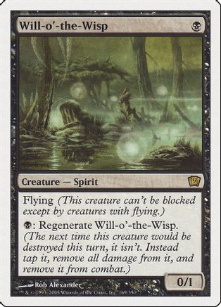 Will-o'-the-Wisp (9ED-169) - 9th Edition、Wizards of the Coast、kayou