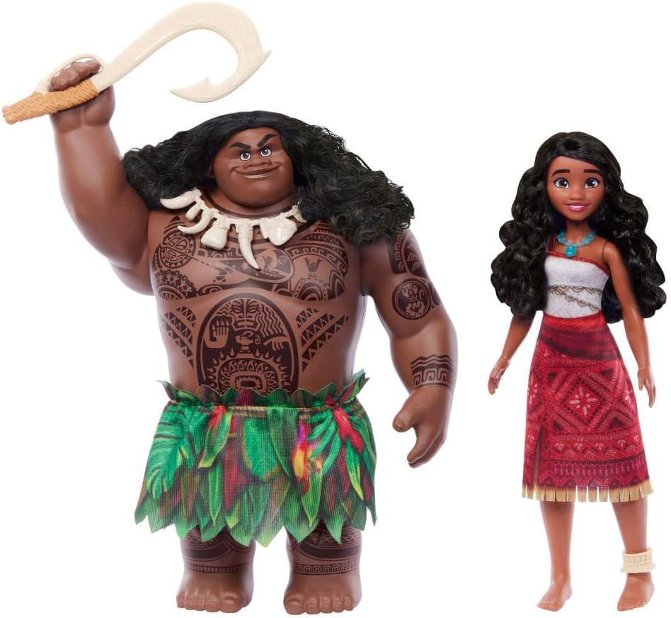 Disney Moana 2 Moana & Maui 11-Inch Doll 2-Pack Voyager Set、ToyWiz、kayou