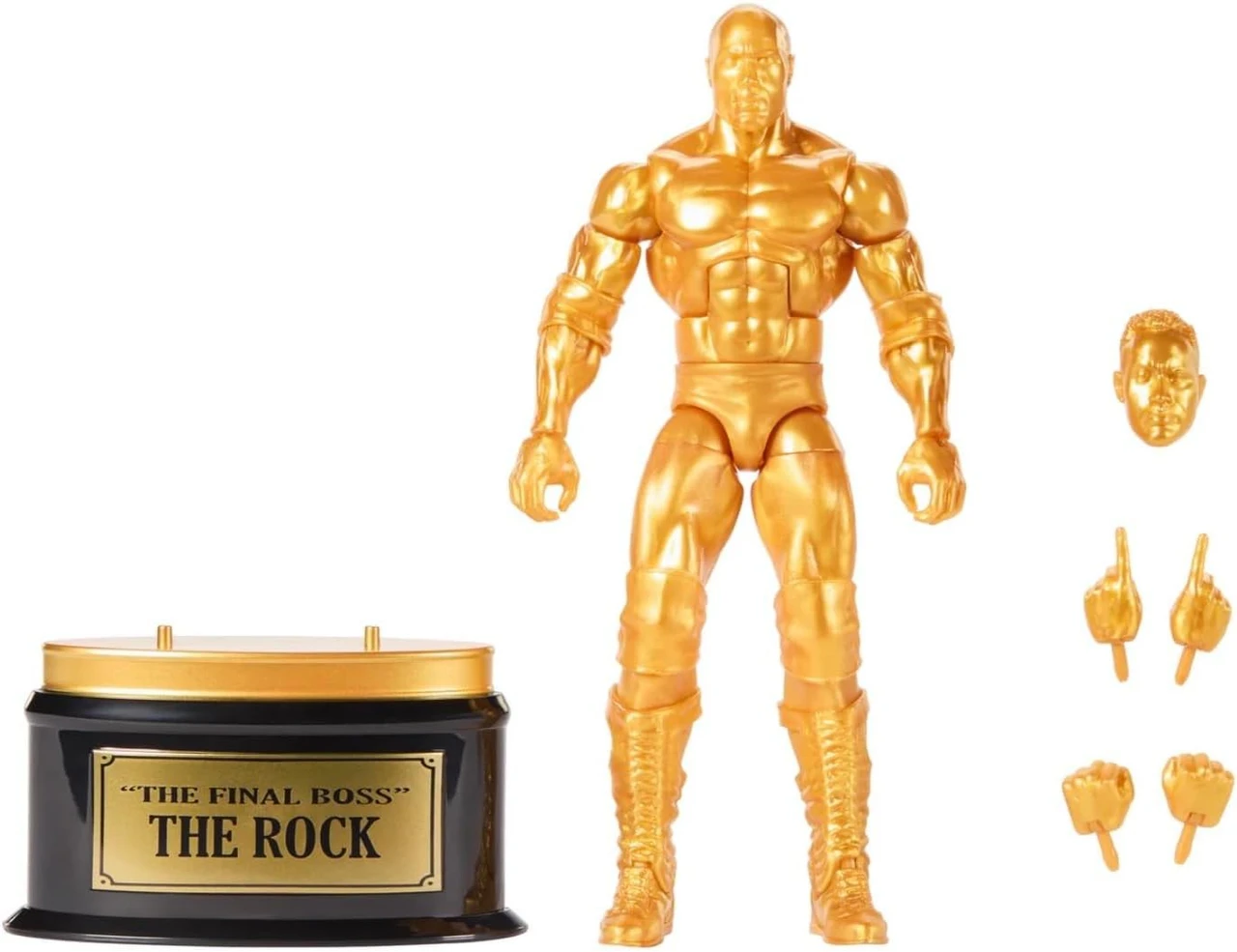 WWE Wrestling Elite Collection Series 125 The Rock Final Boss Action Figure Collector's Edition、ToyWiz、kayou