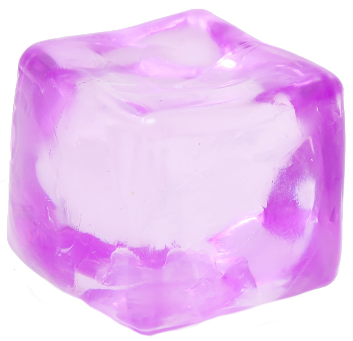 Fun Storm Fidget Ice Cube PUPRLE 2.8-Inch Squeeze Toy、ToyWiz、kayou