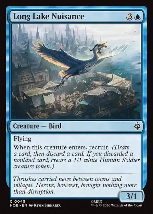 MtG The Hobbit Common Long Lake Nuisance #45、ToyWiz、kayou