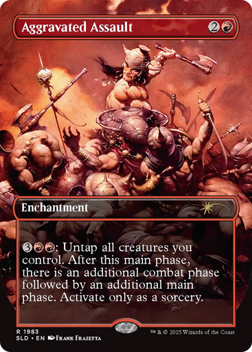 Aggravated Assault (Foil) (Secret Lair - Frank Frazetta: The Second Exhibition) | Secret Lair Drops、Magic: The Gathering、kayou