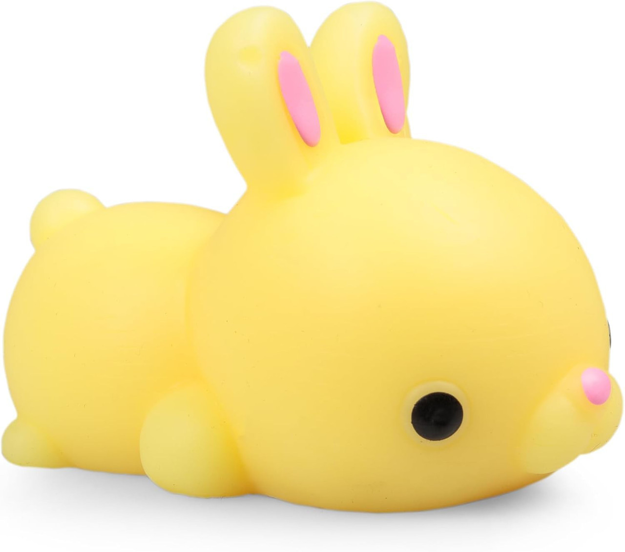 Scrunchems Squishy Buddies Giant Yellow Rabbit 3-Inch Sensory Stress Toy、ToyWiz、kayou