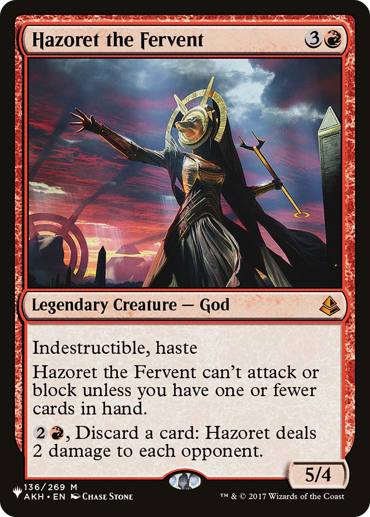 Hazoret the Fervent (LIST-136/269) - The List、Wizards of the Coast、kayou