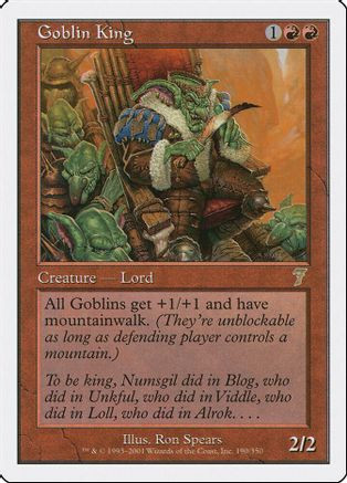Goblin King (7ED-190) - 7th Edition、Wizards of the Coast、kayou