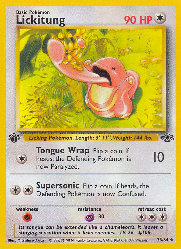 Lickitung 38/64 - Jungle 1st Edition (MP)、The Pokémon Company、kayou