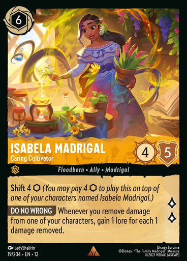 Isabela Madrigal - Caring Cultivator (Foil) | Wilds Unknown、Disney Lorcana、kayou