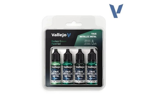 Vallejo True Metallic Metal Dusken Green Paint Set Vallejo、ToyWiz、kayou