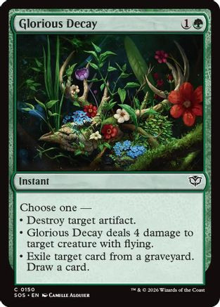 Glorious Decay (SOS-150) - Secrets of Strixhaven、Wizards of the Coast、kayou