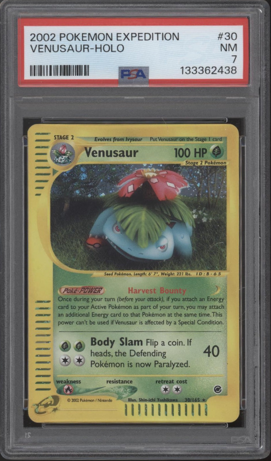 Venusaur Pokemon Expedition Holo #30 PSA 7、Collector Store LLC Gaming、kayou