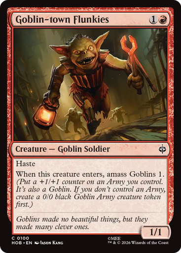 Goblin-town Flunkies (Foil) | The Hobbit、Magic: The Gathering、kayou