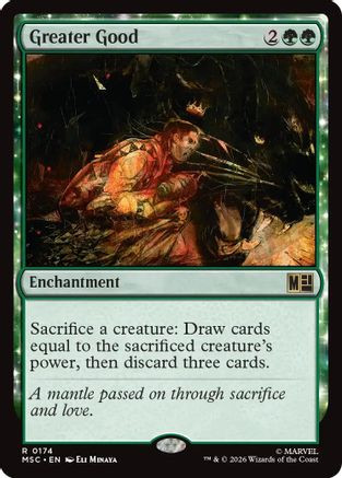Greater Good (Surge Foil) (MSC-174) - Commander: Marvel Super Heroes Foil、Wizards of the Coast、kayou