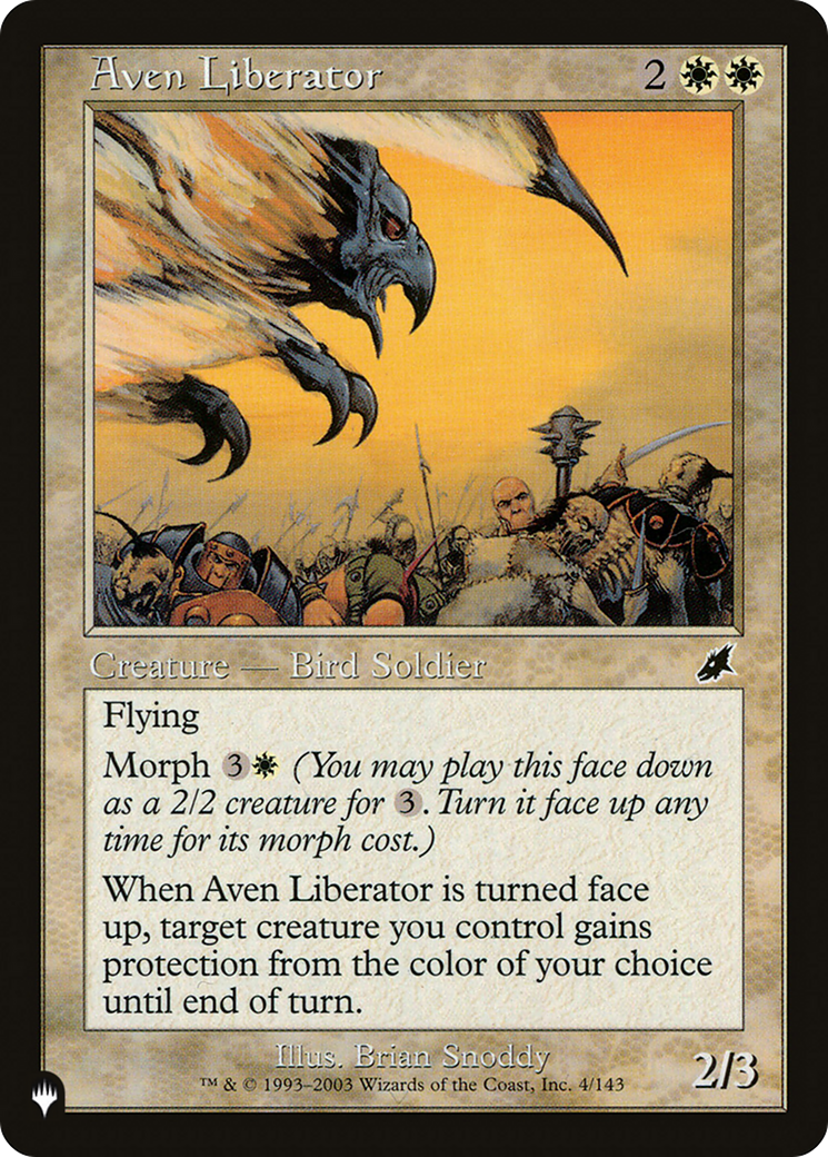 Aven Liberator (LIST-4/143) - The List、Wizards of the Coast、kayou