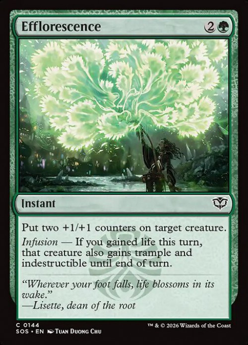 MtG Secrets of Strixhaven Common FOIL Efflorescence #144、ToyWiz、kayou
