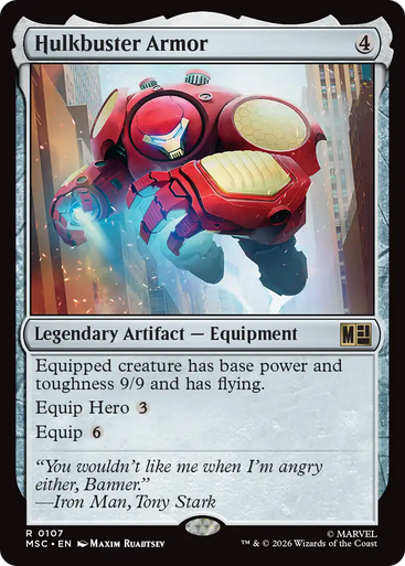 Hulkbuster Armor (Surge Foil) | Marvel Super Heroes Commander、Magic: The Gathering、kayou