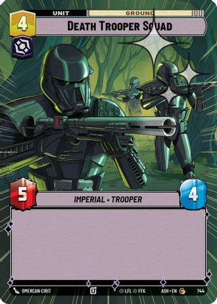 Death Trooper Squad (Hyperspace Foil) (744) - Ashes of the Empire Foil、Fantasy Flight Games、kayou