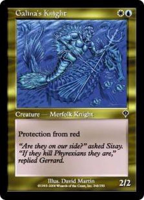 MtG Invasion Common Galina's Knight #248、ToyWiz、kayou