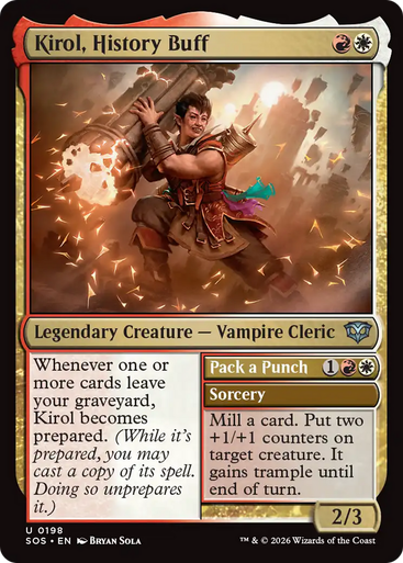 Kirol, History Buff // Pack a Punch (Foil) | Secrets of Strixhaven、Magic: The Gathering、kayou