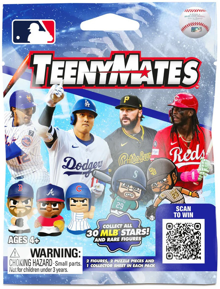 MLB TeenyMates Baseball Series 13 Mystery Pack 2 RANDOM Figures、ToyWiz、kayou