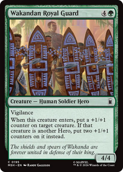 Wakandan Royal Guard (Foil) | Marvel Super Heroes、Magic: The Gathering、kayou