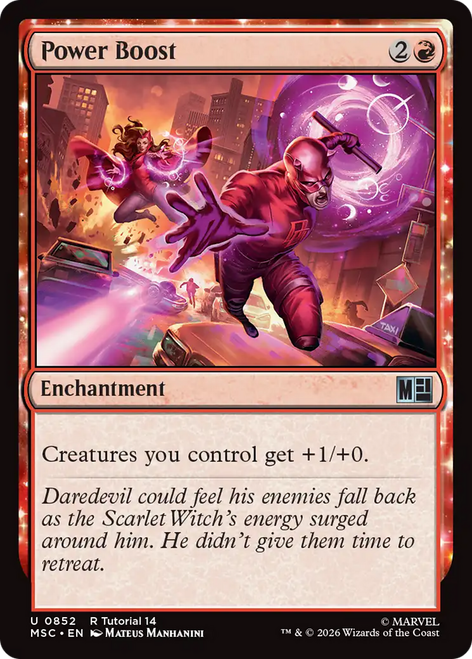 Power Boost (Tutorial) | Marvel Super Heroes Commander、Magic: The Gathering、kayou