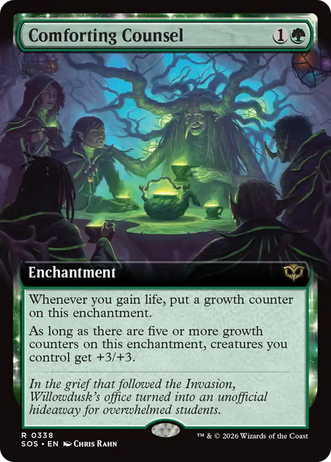 Comforting Counsel (Extended Art) | Secrets of Strixhaven、Magic: The Gathering、kayou