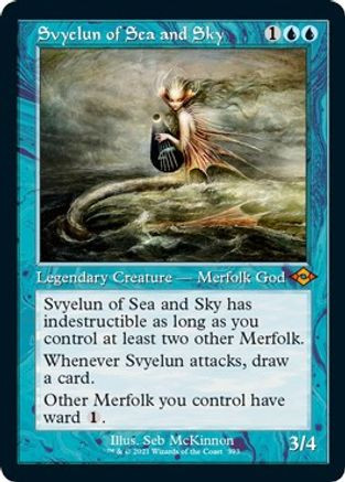 Svyelun of Sea and Sky (Retro Frame) (Foil Etched) (MH2-393) - Modern Horizons 2 Foil、Wizards of the Coast、kayou