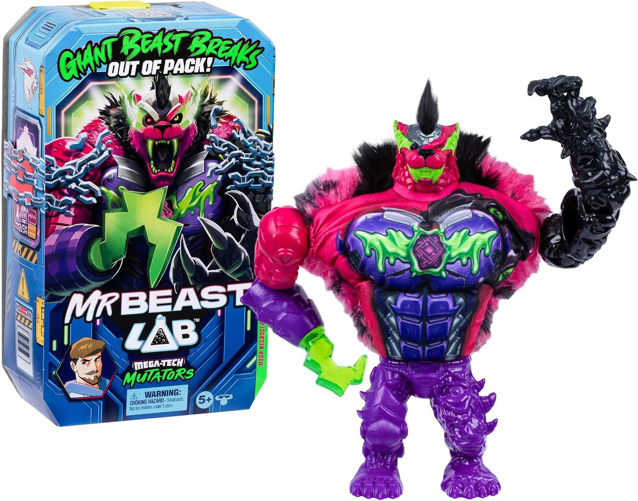 MrBeast Lab Mutators Mega-Tech NecroClaw Action Figure、ToyWiz、kayou