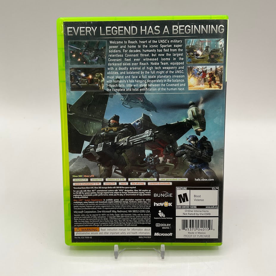 Halo: Reach Xbox 360 Used #1、Collector Store LLC - VG、kayou