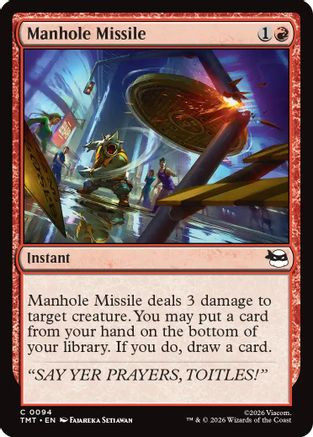 Manhole Missile (TMT-094) - Teenage Mutant Ninja Turtles、Wizards of the Coast、kayou