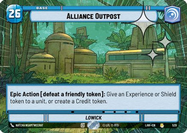 Alliance Outpost (Hyperspace Foil) (529) - A Lawless Time Foil、Fantasy Flight Games、kayou