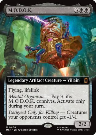M.O.D.O.K. (Extended Art) (MSH-408) - Marvel Super Heroes、Wizards of the Coast、kayou