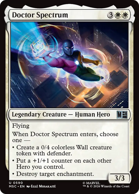 Doctor Spectrum (Foil) | Marvel Super Heroes Commander、Magic: The Gathering、kayou