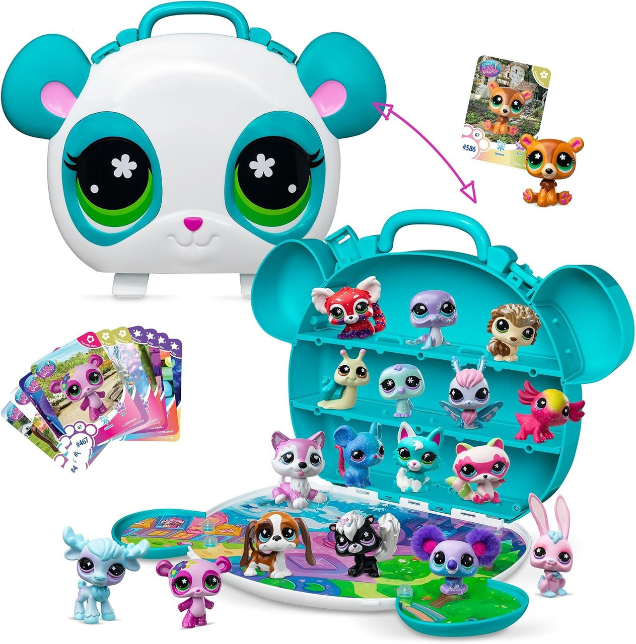 Littlest Pet Shop Series 6 Collect & Display Collection Collector Set、ToyWiz、kayou